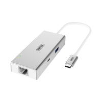 UNITEK USB3.1 TYPE-C, USBA, HDMI, LAN (Y-9117) - HUB-USB3.0C-1P-U