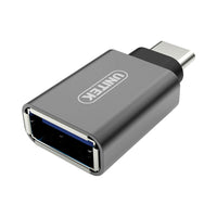 UNITEK TYPE-C MALE TO USB A FEMALE ADA (Y-A025CGY) - ADA-USB3-TYPEC-USB-A