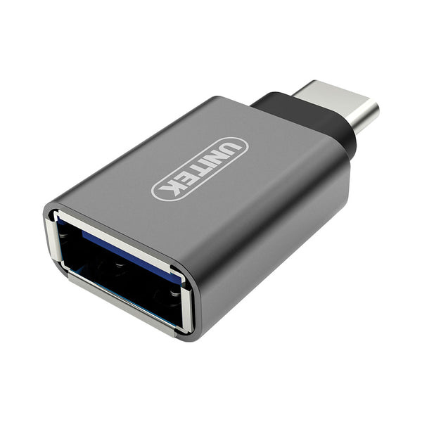 UNITEK TYPE-C MALE TO USB A FEMALE ADA (Y-A025CGY) - ADA-USB3-TYPEC-USB-A