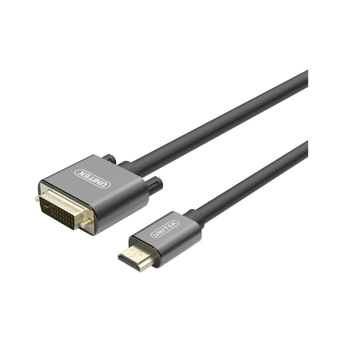 UNITEK 10M HDMI M TO DVI-D (24+1) M (Y-C222DGY) - CAB-HDMI-DVI-M-10M-U
