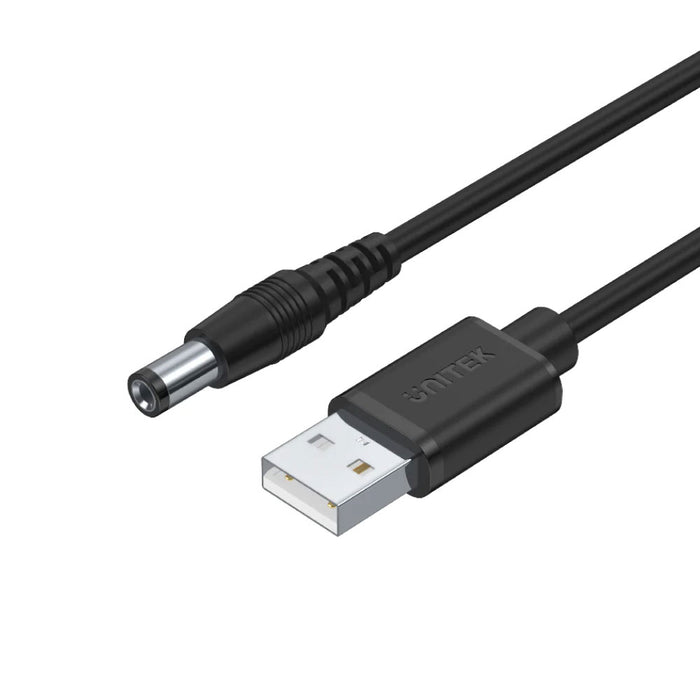 UNITEK 1.5M USB TO 5.5/2.5M DC ADAPTER (Y-C4046BK) - CAB-USB-5.5-2.5M-1.5
