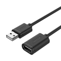 UNITEK 1M PASSIVE USB2 EXTENSION CABLE (Y-C428GBK) - CAB-USB-EXTP-1M-U