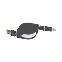 UNITEK 1M USB TO LIGHTNING CABLE RETRACT(Y-C440D) - CAB-MICUSB-LIG-1M-RT