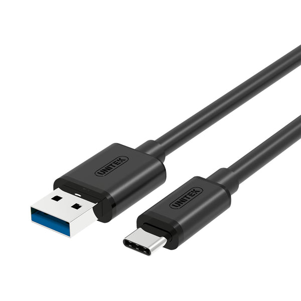UNITEK 1M USB3.0 TYPE-C M TO A M CABLE (Y-C474BK) - CAB-USB3-CM-AM-1M-U