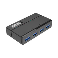 UNITEK USB3.0 4-PORT HUB 12V2A BLK (Y-HB03001) - HUB-USB3.0-4P-U