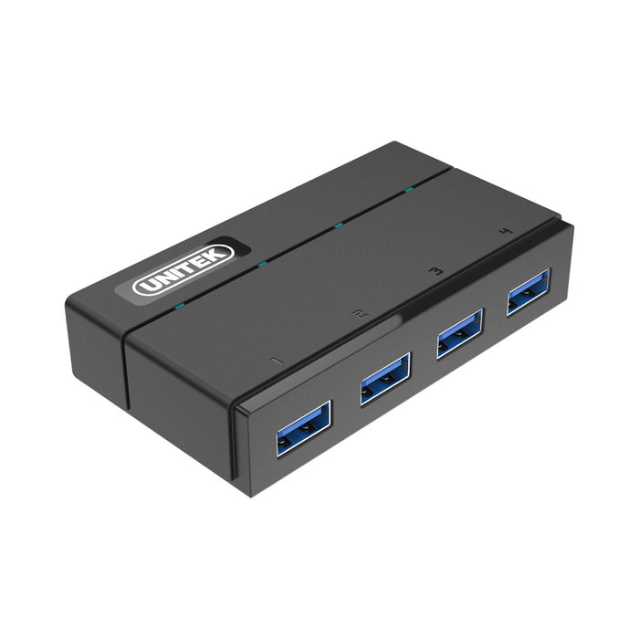 UNITEK USB3.0 4-PORT HUB 12V2A BLK (Y-HB03001) - HUB-USB3.0-4P-U