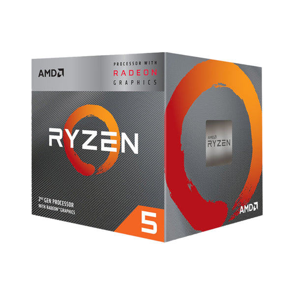 AMD CPU Desktop Ryzen 5 3400G 4C/8T  (4.2GHz;6MB;65W;AM4) box; RX Vega 11 Graphics; with Wraith Stealth Cooler -YD3400C5FHSBX