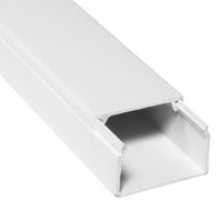 EGA Trunking 40mm x 25mm - White Cable Management Trunking for Electrical Wires