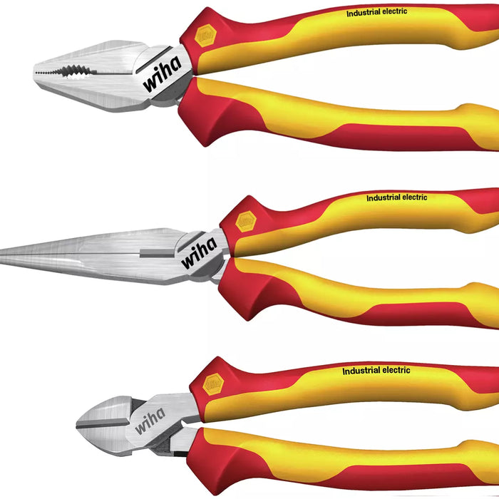 Wiha PLIER SET - 3PC VDE INDUS. 38637 - WIHZ99000109