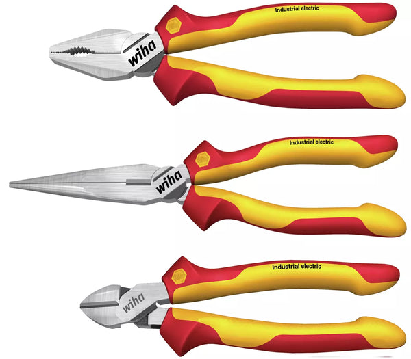 Wiha PLIER SET - 3PC VDE INDUS. 38637 - WIHZ99000109