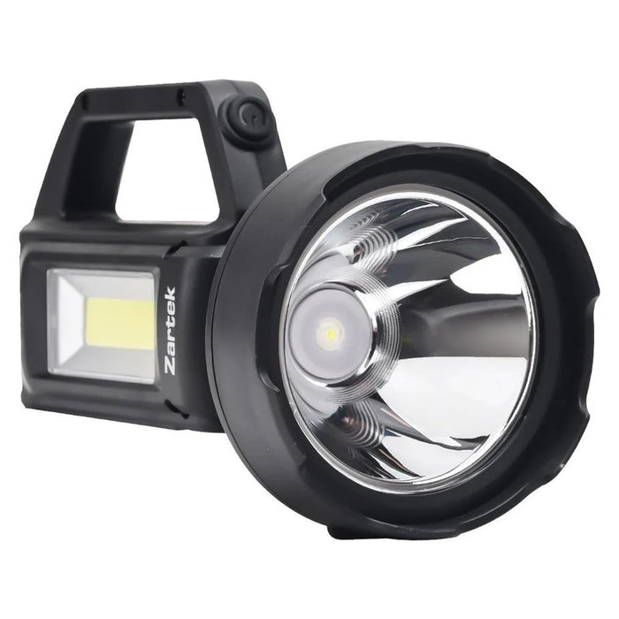 mini Spotlight, LED 200 Lumen, side COB worklight 3W, USB Rechargeable, Solar Charging, Powerbank