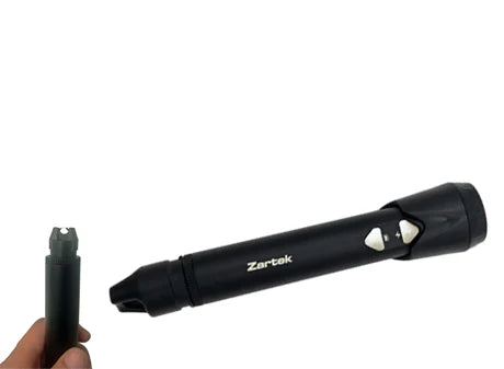 Zartek ZA-412 LED Flashlight USB Torch with ARC Plasma Lighter