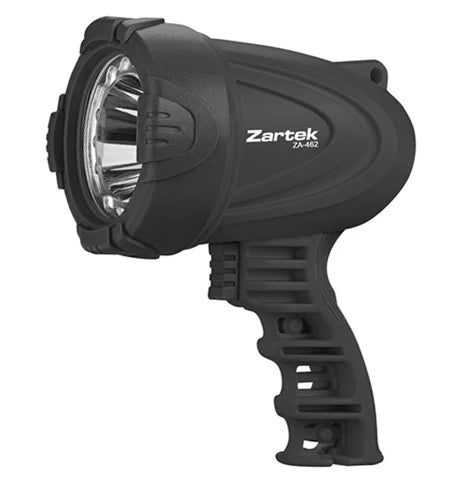 Spotlight, LED, 180 Lumen, Rechargeable, mains & vehicle charger, Heavy Duty, Rubber front