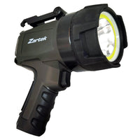 Bright Spotlight LED, 1500 Lumen, Round COB Worklight 1650 Lumen, USB type C Rechargeable, Powerbank, Heavy-Duty, IP67, Includes USB Mains & Vehicle Charger, Red Lens