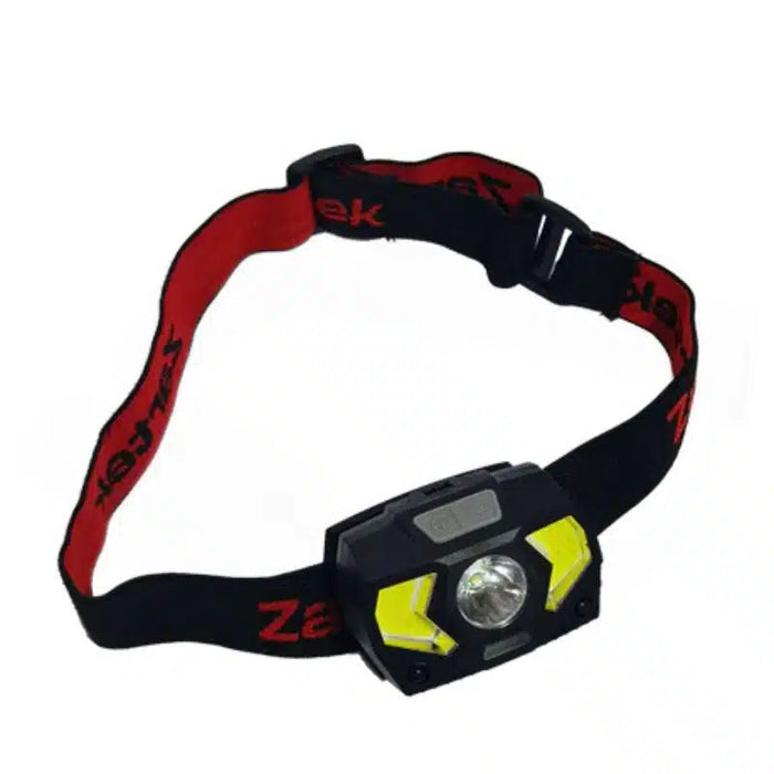Headlamp LED, Round 120 lm, Sides 150 lm,
uses 3 x AAA batteries (incl)