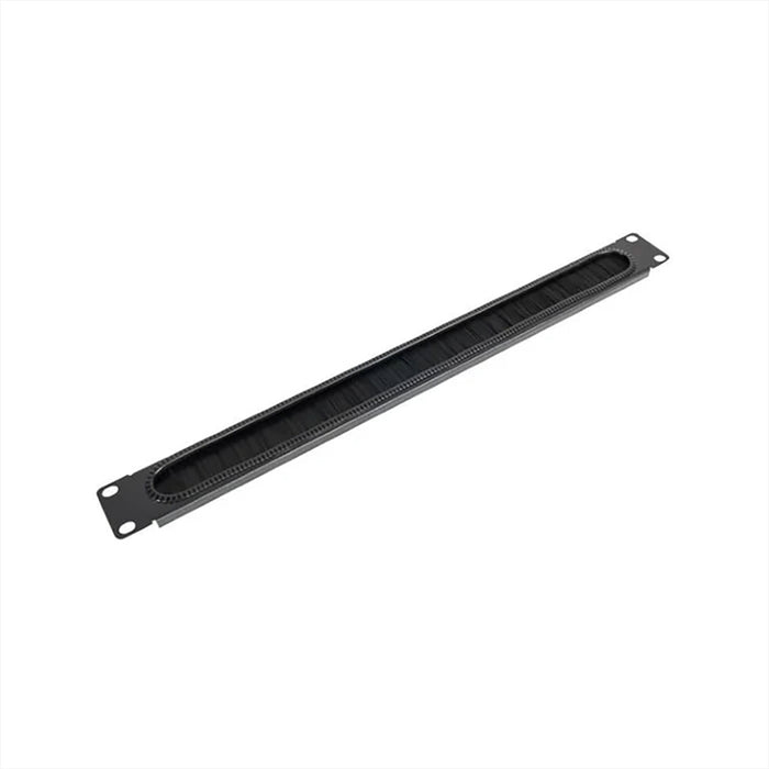 ZONE 1U EXTENDED BLACK BRUSH PANEL,ZEPER/1U/EBP/B