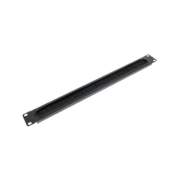 ZONE 1U EXTENDED BLACK BRUSH PANEL,ZEPER/1U/EBP/B