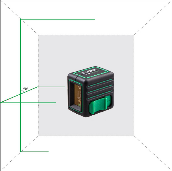 ADA  Cube Mini Green Cross-Line Laser - A00498