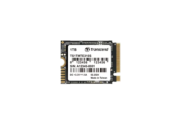 Transcend 1 TB MTE310S PCI-E GEN 4x4 M.2 2230 SSD 3D NAND - 5000 MB/s Read 3500 MB/s Write - 600 TBW-TS1TMTE310S
