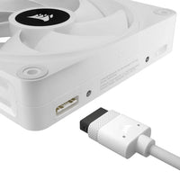 Corsair iCUE LINK QX120 RGB 120mm PWM Fans Starter Kit - White