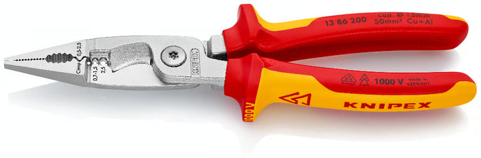 Knipex INSTALLATION PLIER - 6 IN 1 VDE 1000V - KPX1386200