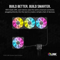 Corsair RX RGB Series; iCUE LINK RX120 RGB White; 120mm Fan; Triple Pack