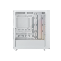 3200D RS ARGB Mid-Tower PC Case; 3x RS120 ARGB fans incl - White.