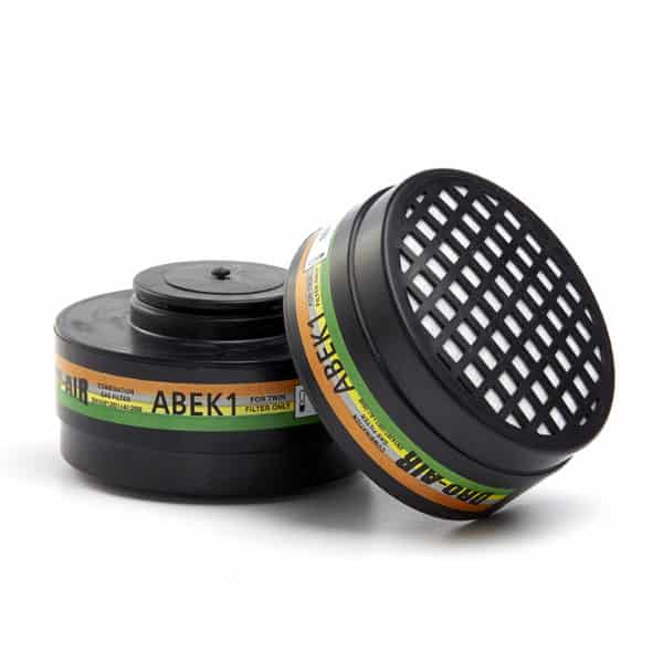DROMEX FACE MASK TWIN FILTER GAS ABEK1 [2]  DHCT-ABEK1
