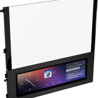 FRAME 4000D LCD RS ARGB Premium Mid-Tower PC Case; Includes 4x RS120 PWM ARGB Fans; XENEON EDGE; Black.