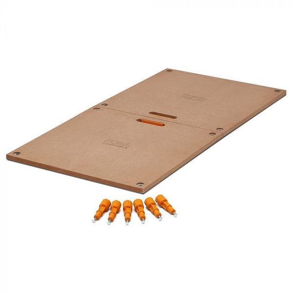 Bora Centipede Table Top: Folding Workstation for Centipede Work Stands. Plain pair for woodworking & crafts.