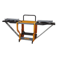 BORA Portacube STR Miter Saw Workstation - Portable, Compact Saw Stand with Extension Wings