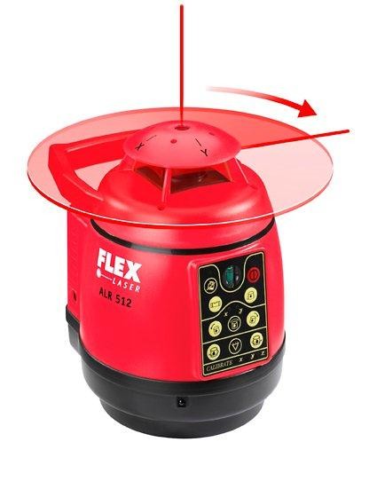 FLEX ALR 512 Rotating Laser, Self Levelling, Horizontal & Vertical | 329452