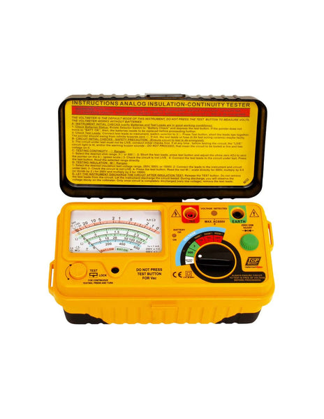 HellermannTyton Analogue Insulation & Continuity Tester with Voltage Detection | M32