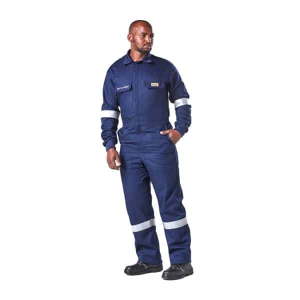 DROMEX ARC BOILERSUIT 15CAL W/REFL N/BLUE [60]  DW-ARC15-O60