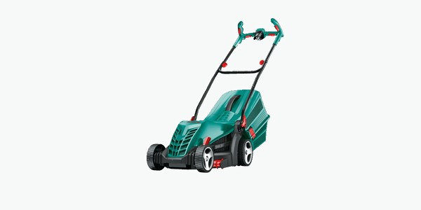 Bosch ARM 34 Electric Lawnmower: Powerdrive, Grass Combs. Efficient lawn care - buy now!
