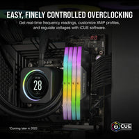CORSAIR VENGEANCE RGB DDR5 16GB (2 x 8GB) DDR5 5200 CL40-40-40-77 1.25V Intel XMP - BLACK