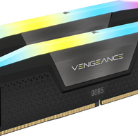 CORSAIR VENGEANCE RGB DDR5 16GB (2 x 8GB) DDR5 5200 CL40-40-40-77 1.25V Intel XMP - BLACK