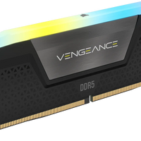 CORSAIR VENGEANCE RGB DDR5 16GB (2 x 8GB) DDR5 5200 CL40-40-40-77 1.25V Intel XMP - BLACK