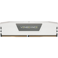 Corsair VENGEANCE® 32GB (2 x 16GB) DDR5 DRAM 5200 C40 Memory Kit; 40-40-40-77; 1.25V; Intel XMP White. .