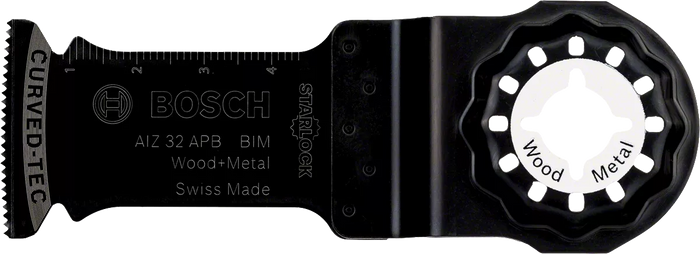 Bosch Starlock AIZ 32 APB BIM Oscillating Saw Blade - Wood & Metal Cutting, Plunge Cut