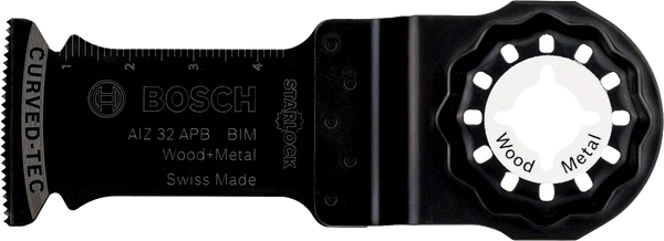Bosch Starlock AIZ 32 APB BIM Plunge Cut Blade - Wood & Metal Saw Blade 50x32mm. Multi-Material, Universal fit