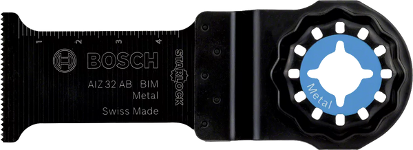 Bosch Starlock Metal Oscillating Tool Blade AIZ 32 AB. 32x50mm. #2608661908. Metal cutting blade.