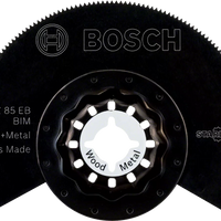 Bosch Starlock ACZ 85 EB BIM Saw Blade: Wood & Metal 85mm. Oscillating Multi Tool Blade for Precise Cuts.