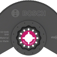 Bosch Starlock ACZ 100 SWB: Multi-Material 100mm Oscillating Saw Blade BIM - Serrated Segment Blade