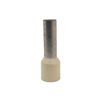 HellermannTyton Bootlace Ferrule Ivory 16.0mm: Wire Connector Cable Lug. Crimped Ferrules, Electrical Wiring Terminal