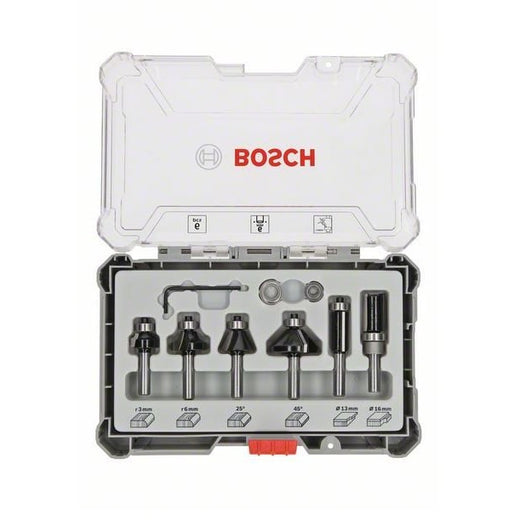 Bosch: Router bits  - Trim & Edging 1/4" set -  SKU: 2607017470