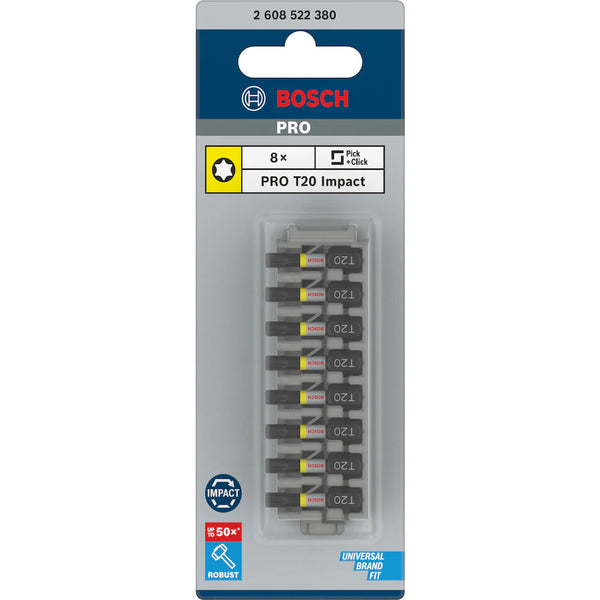 Bosch - Screwdriver Bit ImpactControl T20 - 2608522380