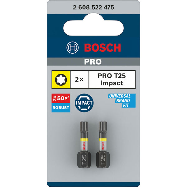 Bosch - Screwdriver bit Impact 2xT 5 Insert - 2608522475