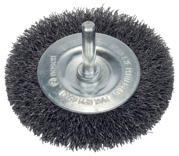 Bosch Brush - Wire wheel 75 mm, 0,2 mm, 16 mm for Drills (6 mm shank -  2608622053