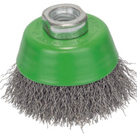 Bosch Brush - Wire cup brush, stainless 65 mm, 0,3 mm, M14, crimped wire -  2608622061